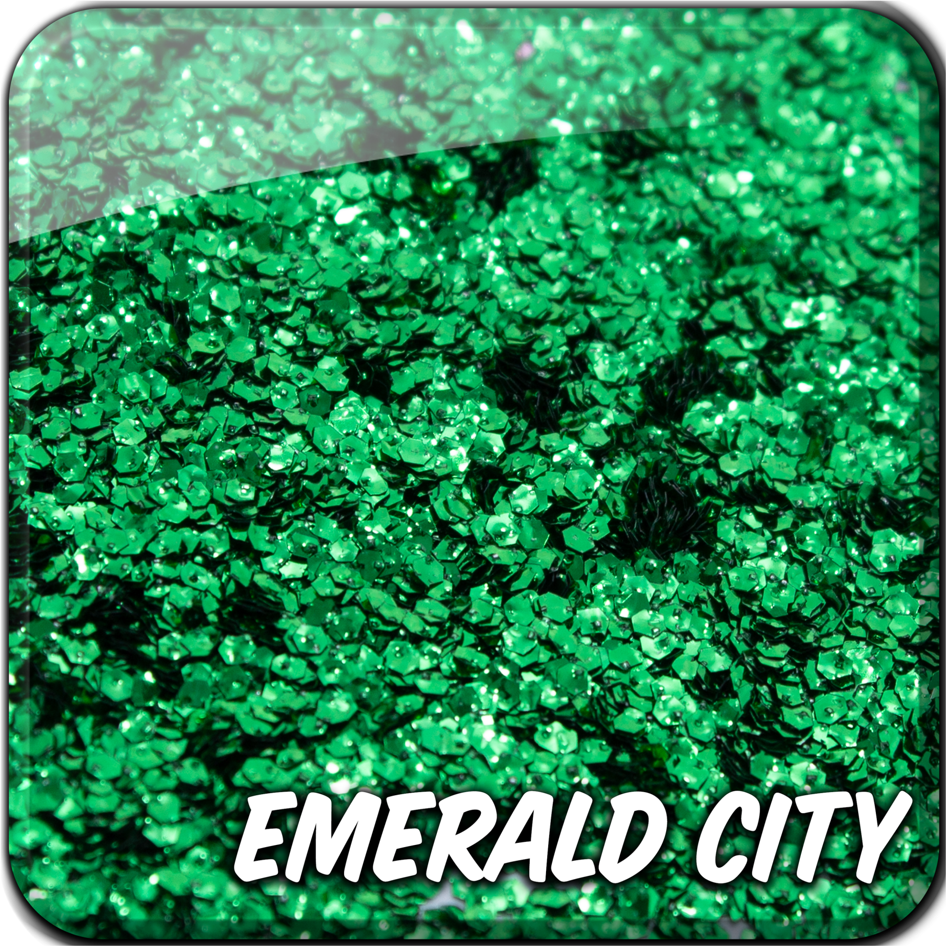 Emerald Glitter Sparkle Texture PNG