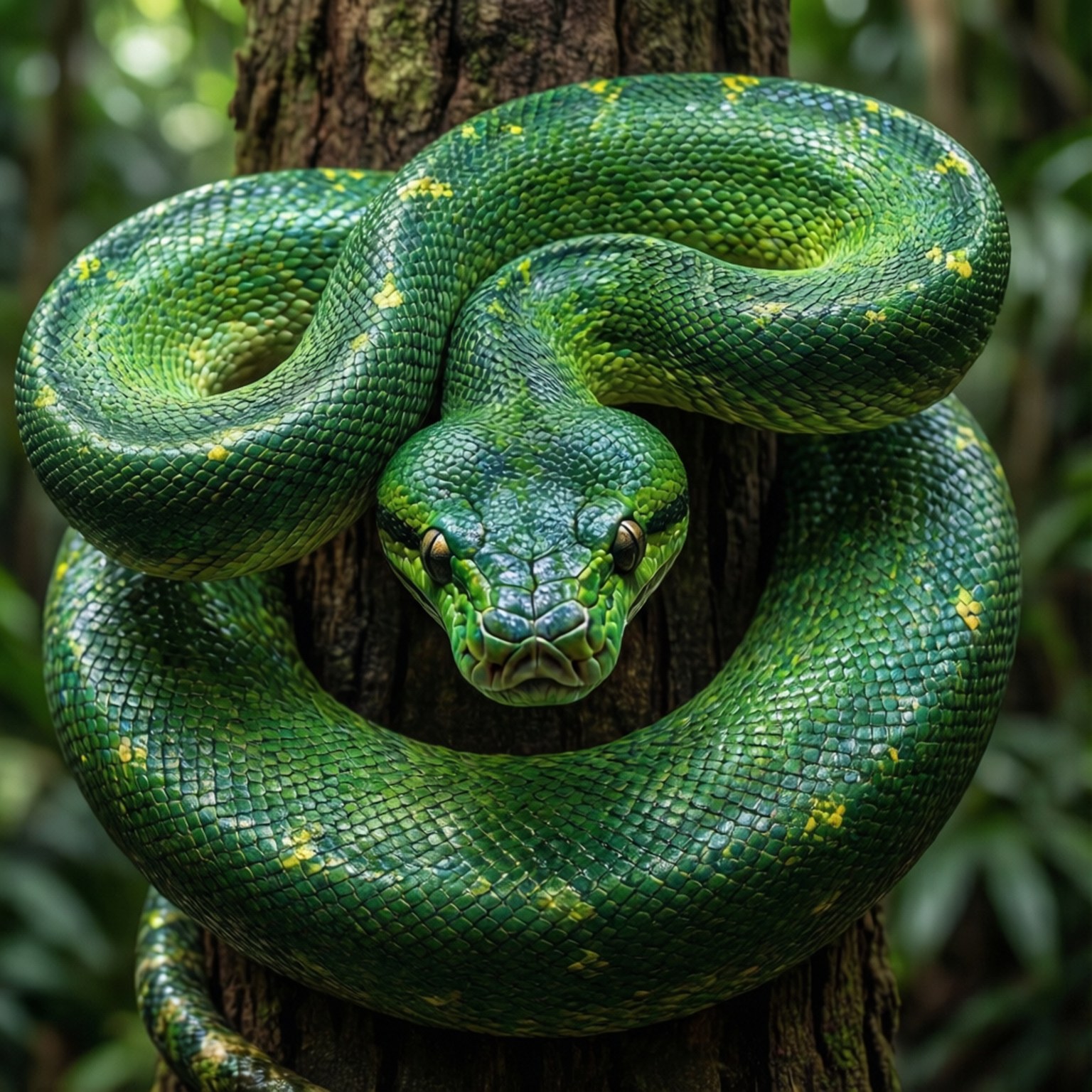 Emerald Python Papéis de Parede