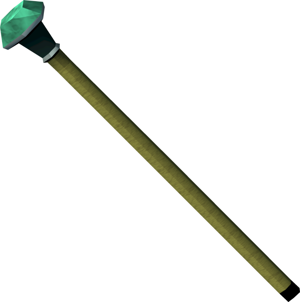 Emerald Tipped Spear3 D Render PNG