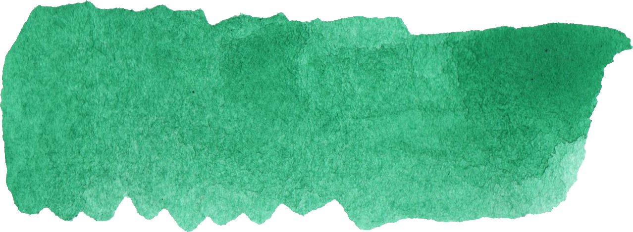 Emerald Watercolor Texture Banner Background PNG
