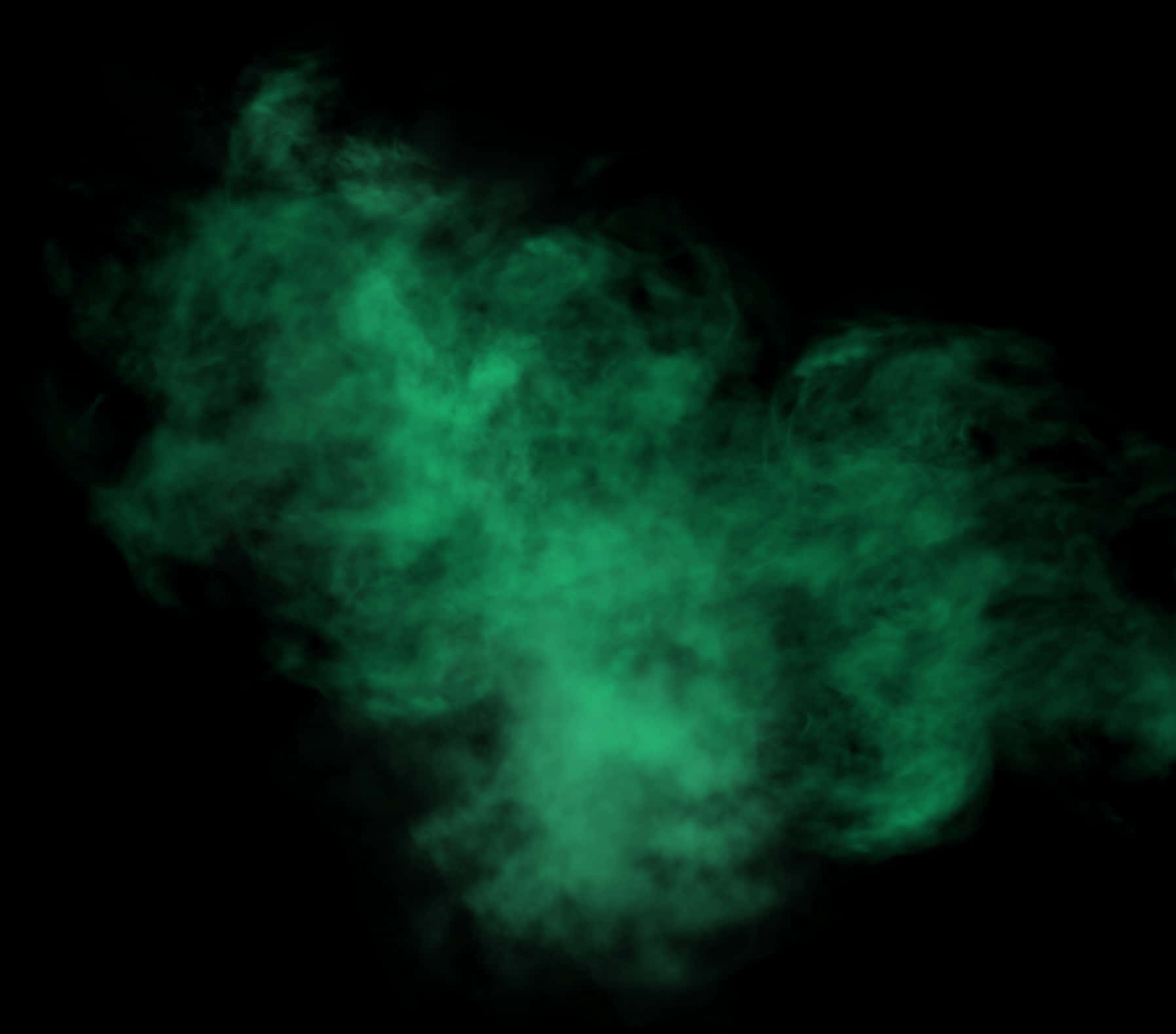 Emerald_ Smoke_ Abstract PNG