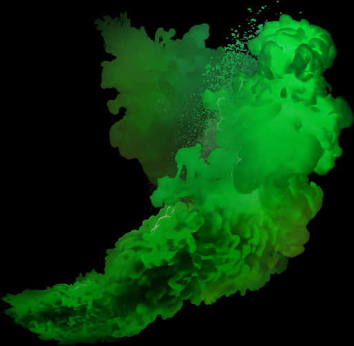 Emerald_ Smoke_ Plush PNG
