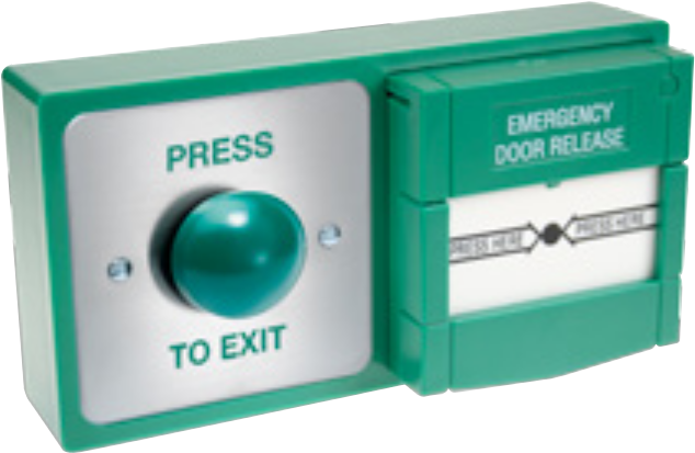 Emergency Exit Buttonand Door Release PNG