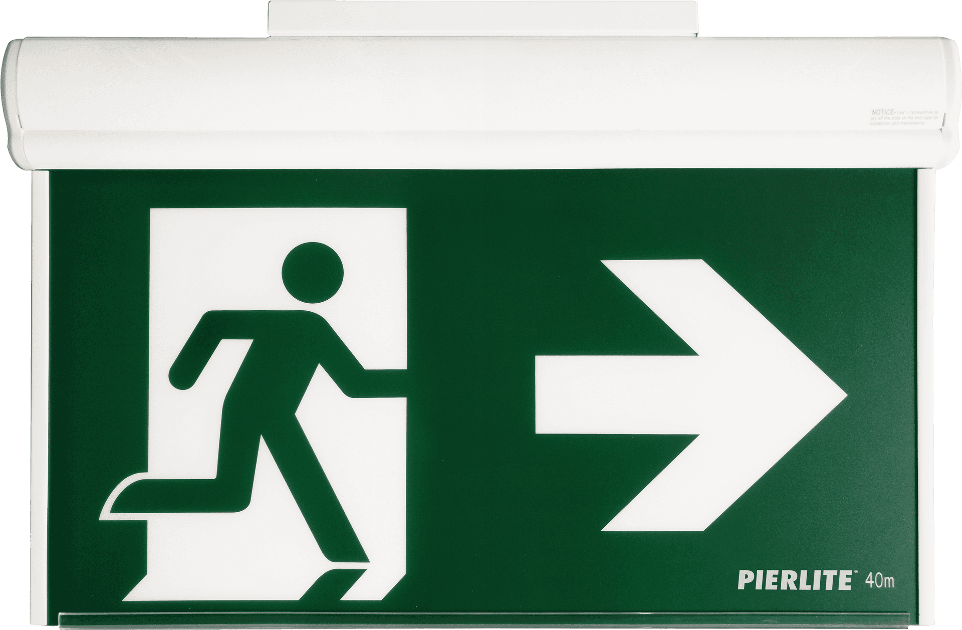 Emergency Exit Sign Illuminated PNG