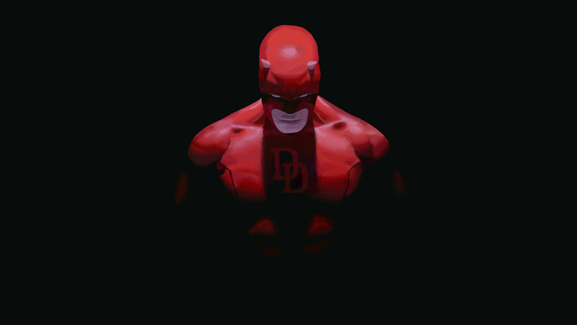 Emerging Dark Daredevil Abstract Background