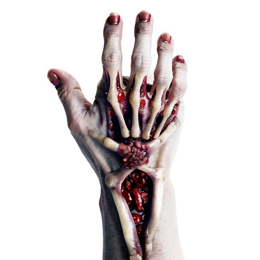 Emerging Zombie Hand Png 06122024 PNG