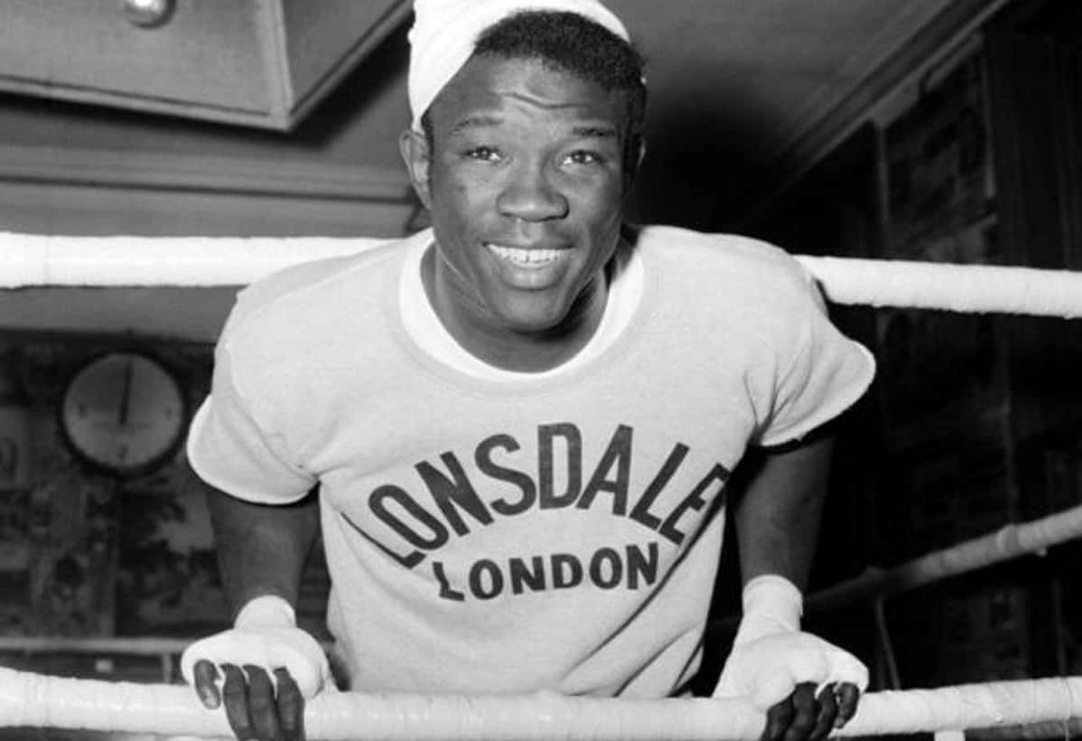 Emile Griffith Training At Gym Wallpaper