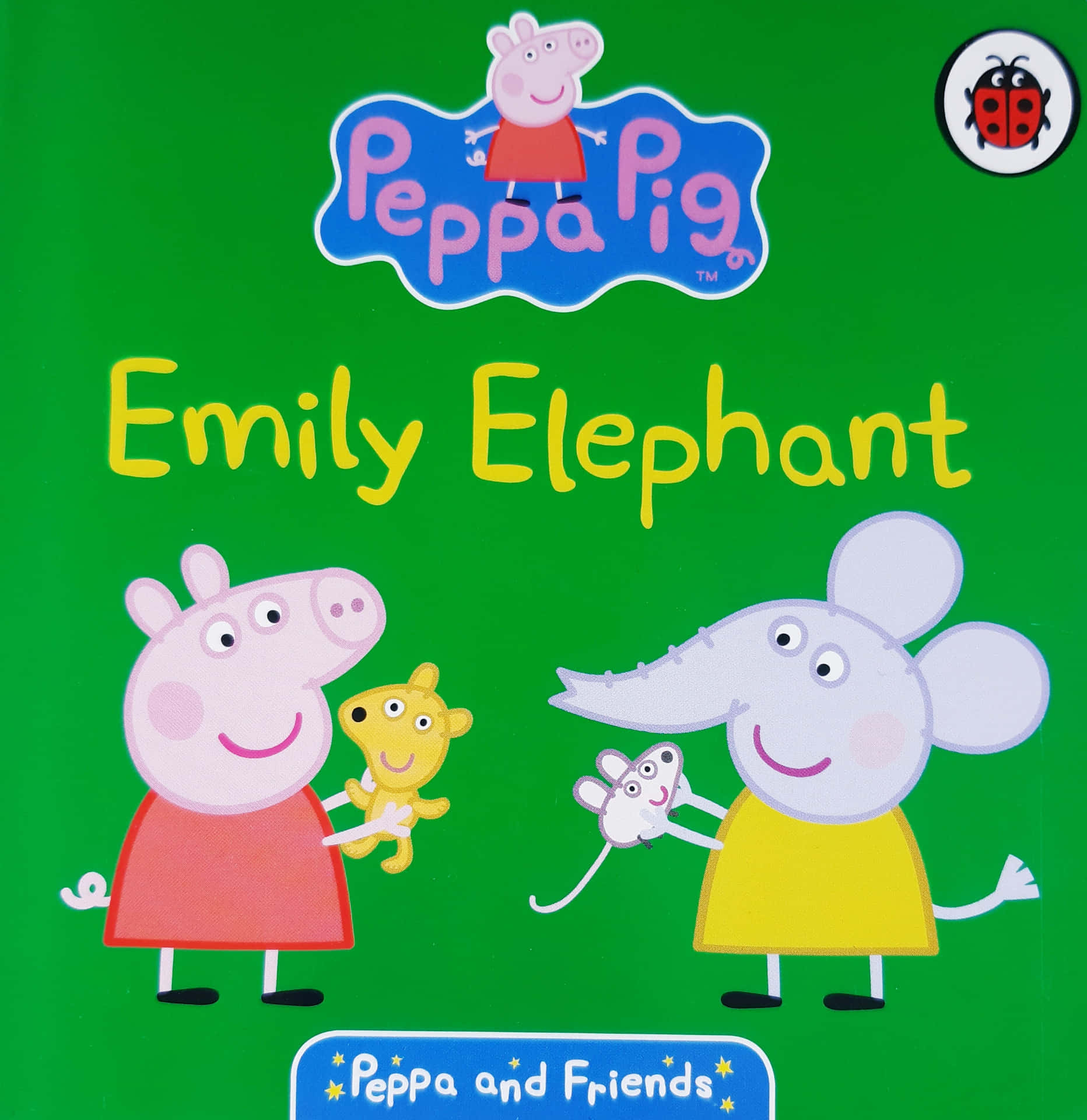 Emily Elephant, the beloved character in a vibrant, captivating setting Wallpaper