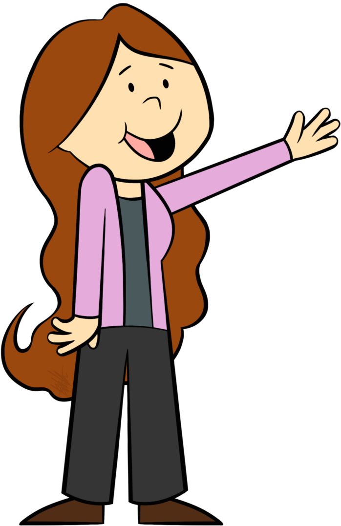 Emily Elizabeth Waving Cartoon PNG