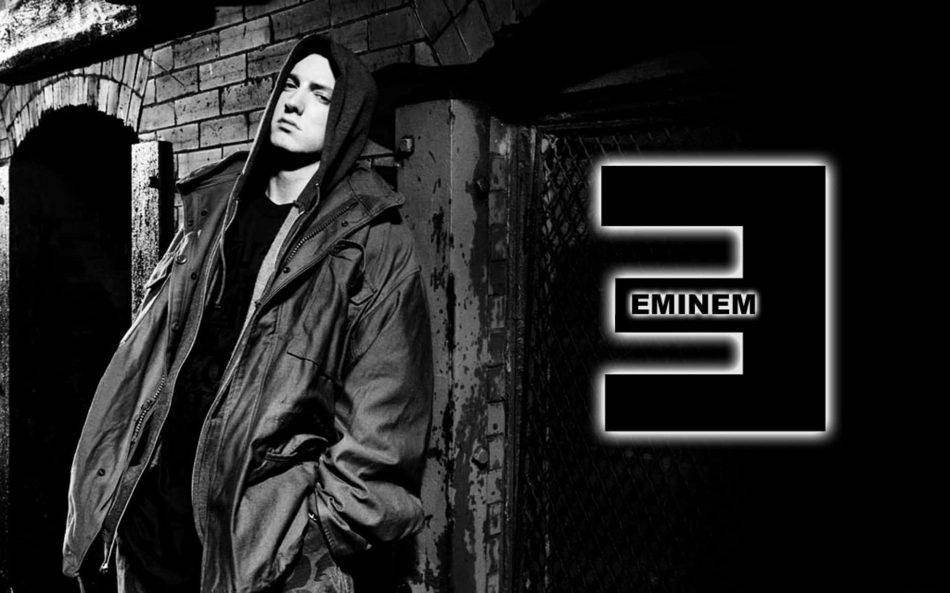 Eminem Standing on a Stage
