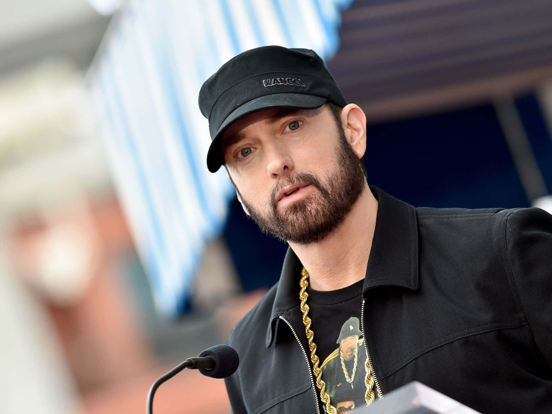 Download Eminem's 'stupid' Hat Is A Symbol Of His 'stupid' | Wallpapers.com