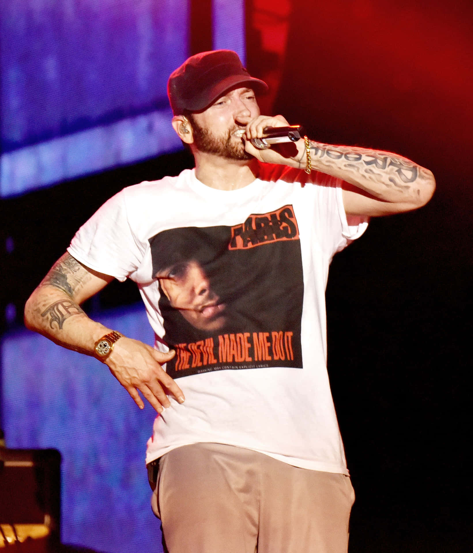 Eminemfacendo Storia Nel Mondo Del Rap