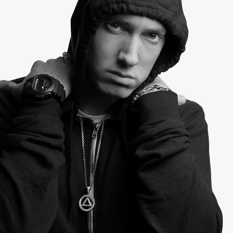 Hiphop-superstar Eminem.