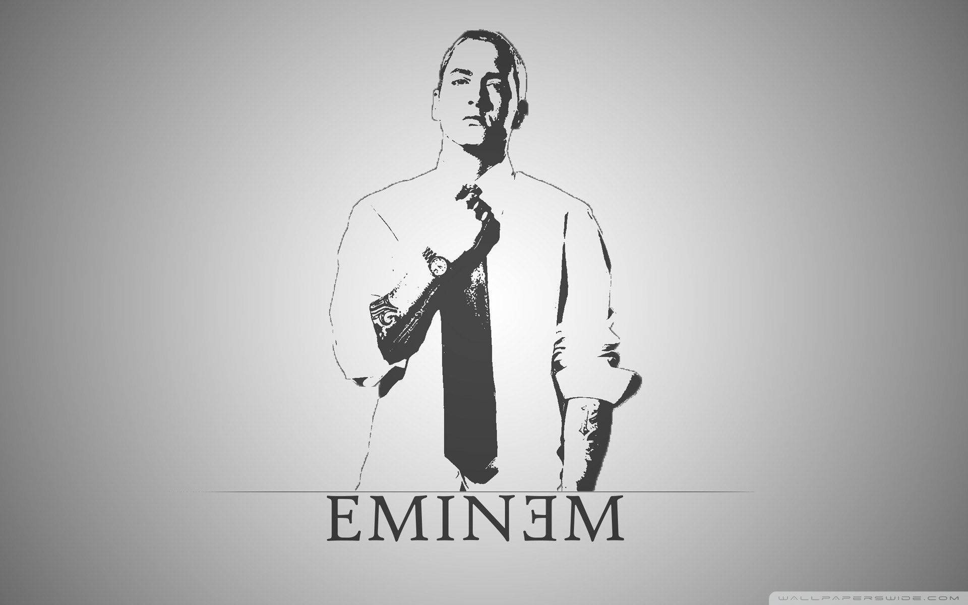 Eminem Sketch Art Wallpaper