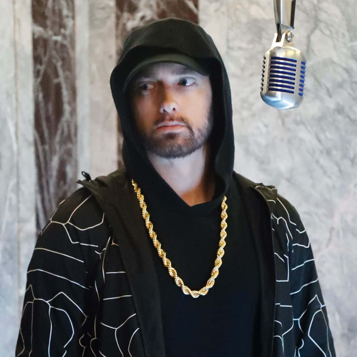 Eminemche Si Esibisce Sul Palco.