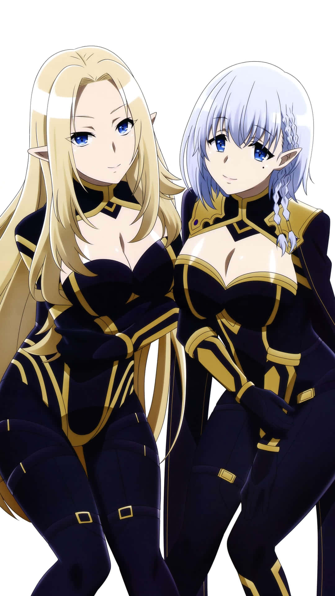 Eminencein Shadow Blondeand Silver Haired Characters Wallpaper