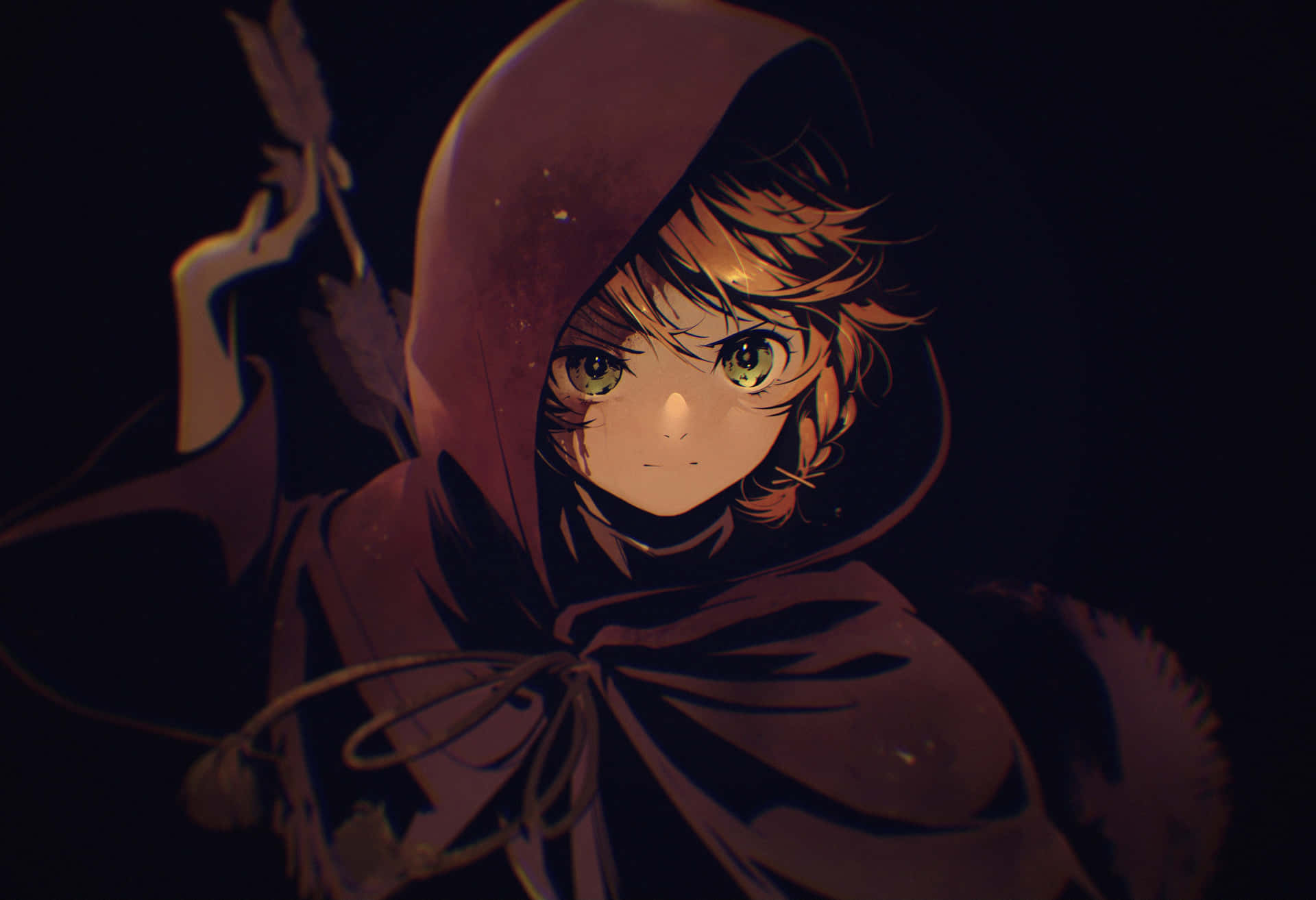 Emma, the Protagonist of The Promised Neverland Wallpaper