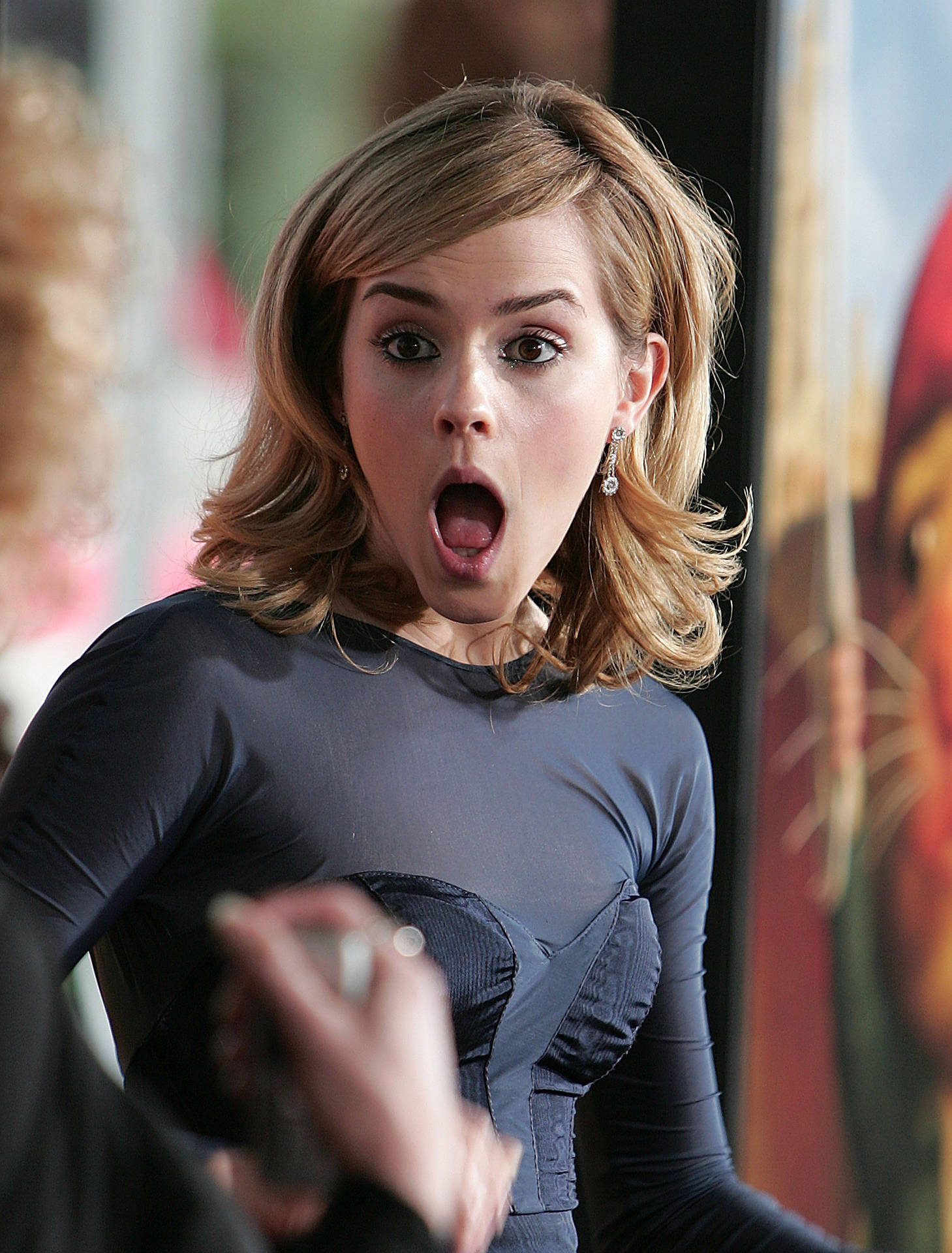 Emma Watson Funny Face Wallpaper