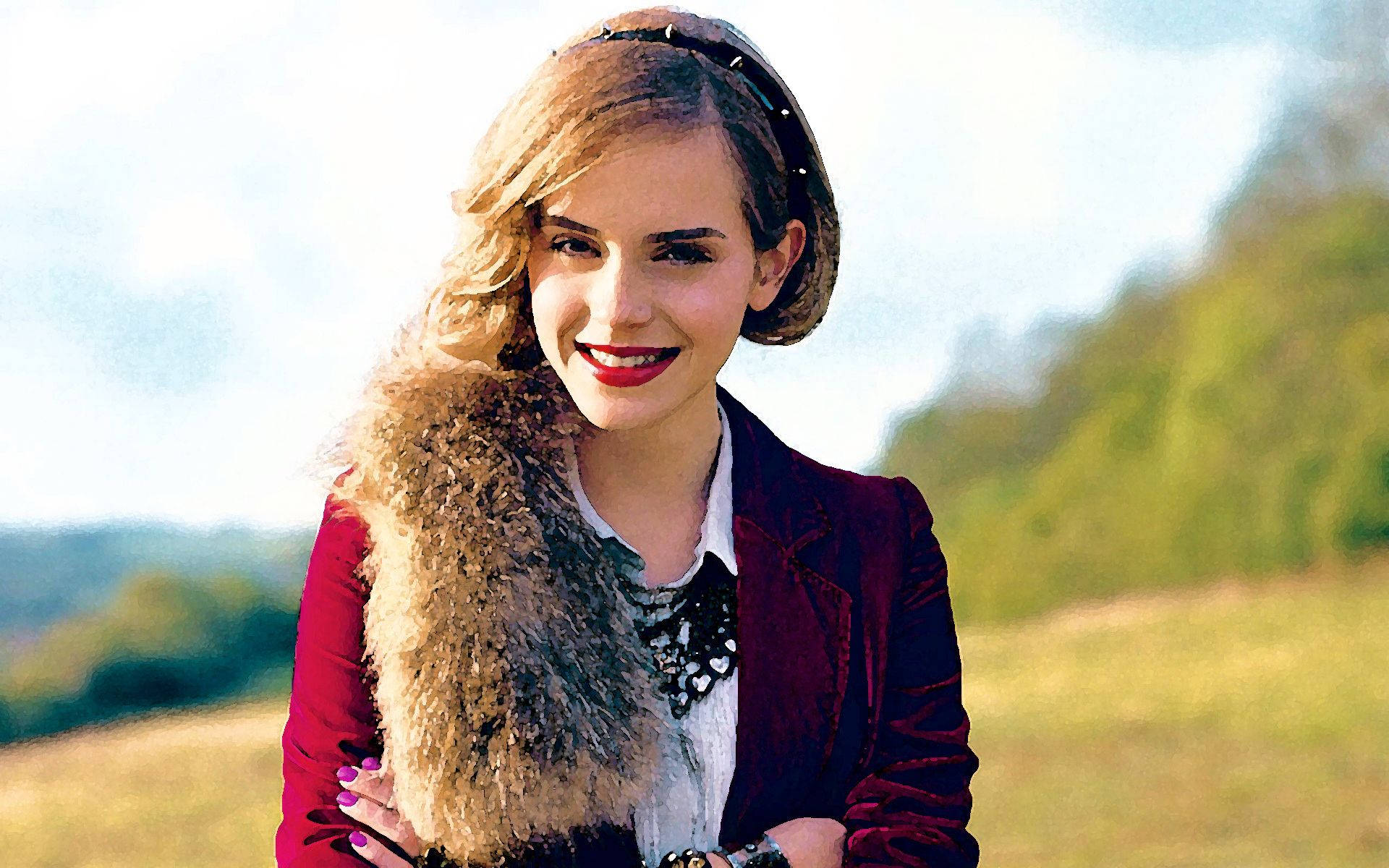 Emma Watson In Countryside