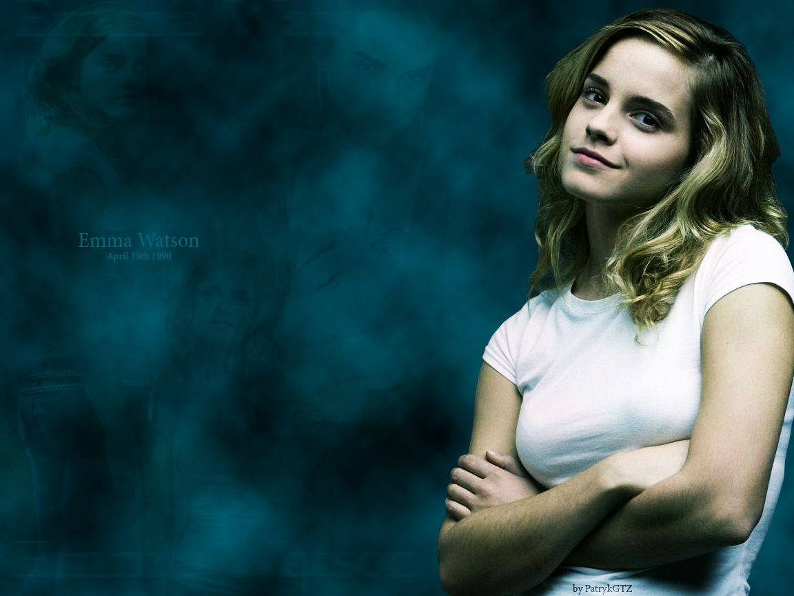 Emma Watson In Dark Wallpaper
