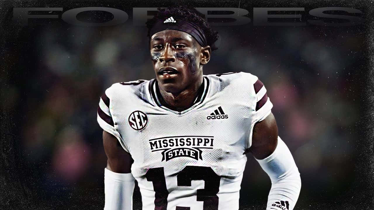 Emmanuel Forbes Mississippi State Fotballspiller Bakgrunnsbildet