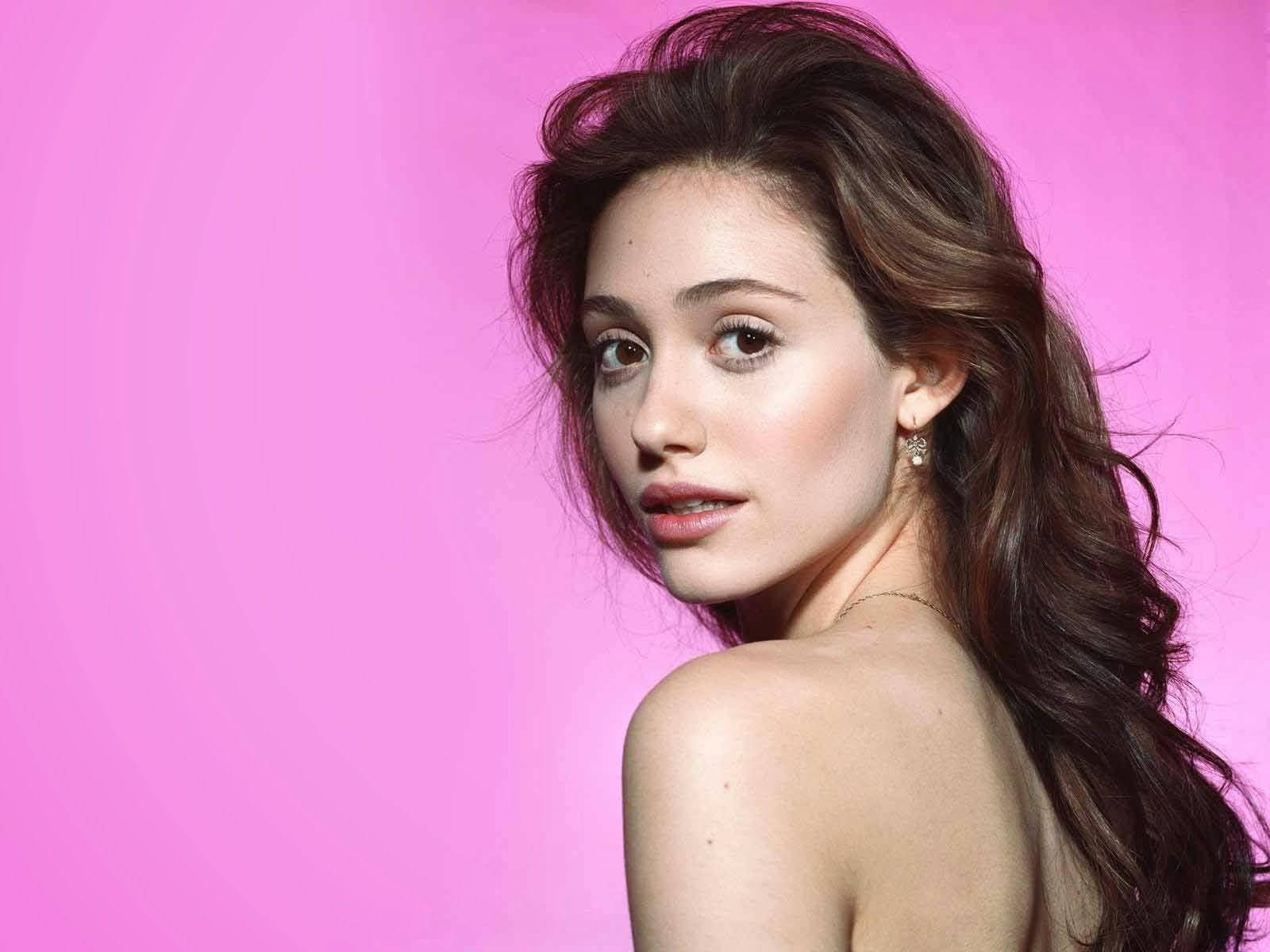 Emmy Rossum On Pink Picture