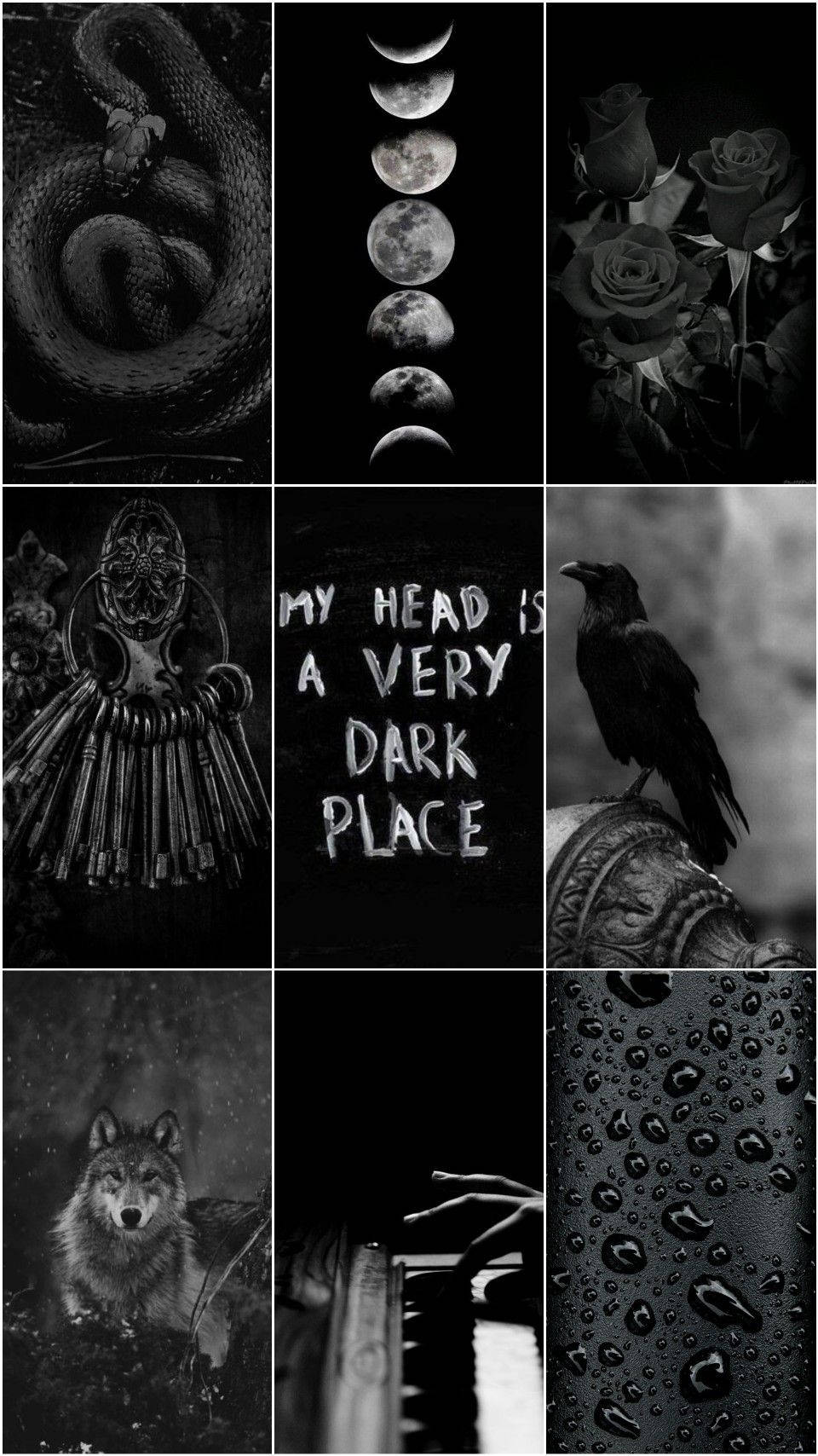 Emo Aesthetic Dark Thoughts Wallpaper