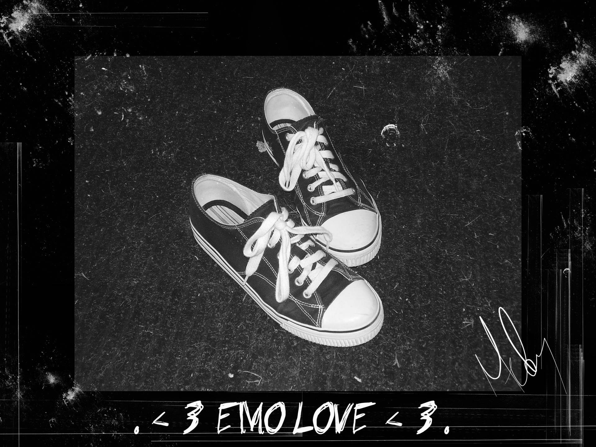 Emo Aesthetic Shoes Wallpaper