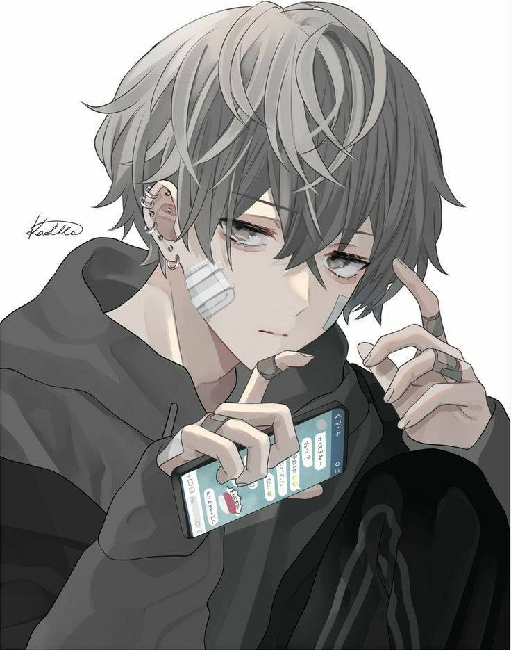 Edgy Anime Pfp Dreng Emo Wallpaper