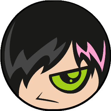 Emo Cartoon Character Avatar PNG