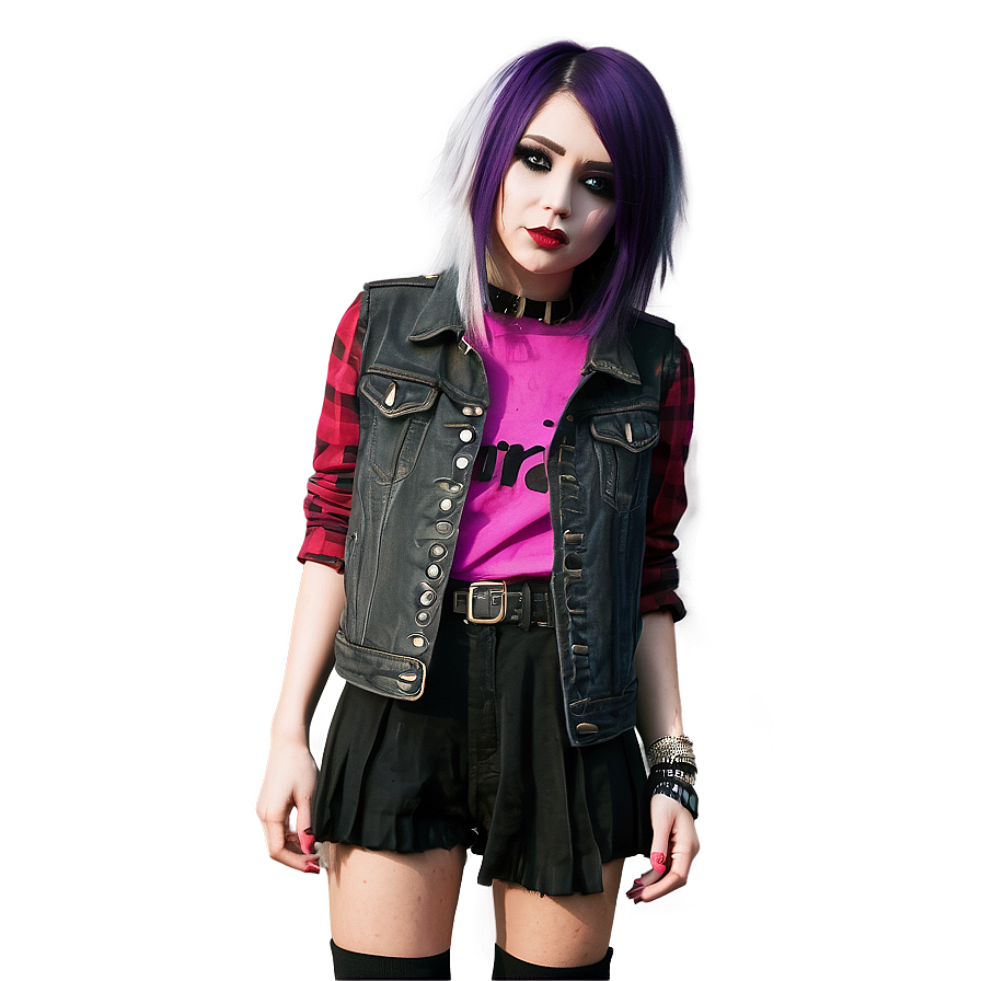 Emo Fashion Outfit Png 05212024 PNG