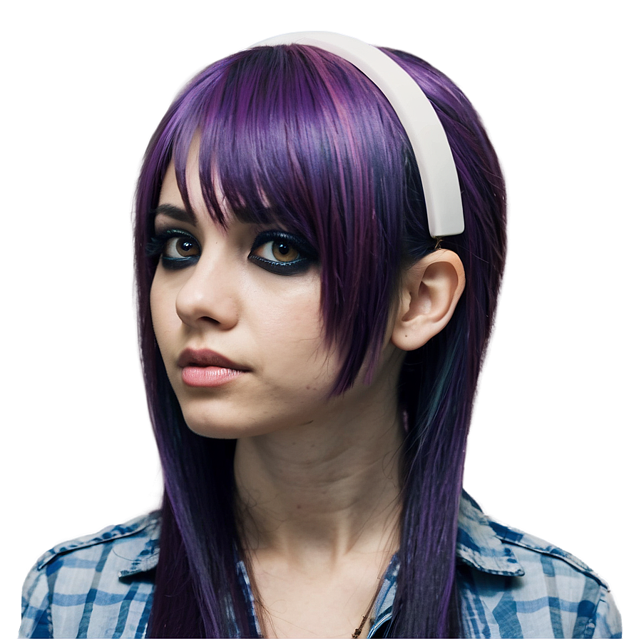 Download Emo Hair For Girls Png 05252024 | Wallpapers.com