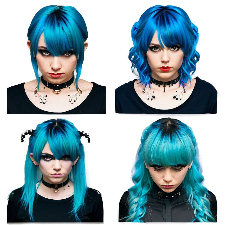 Emo Hair With Piercings Png Rik22 PNG