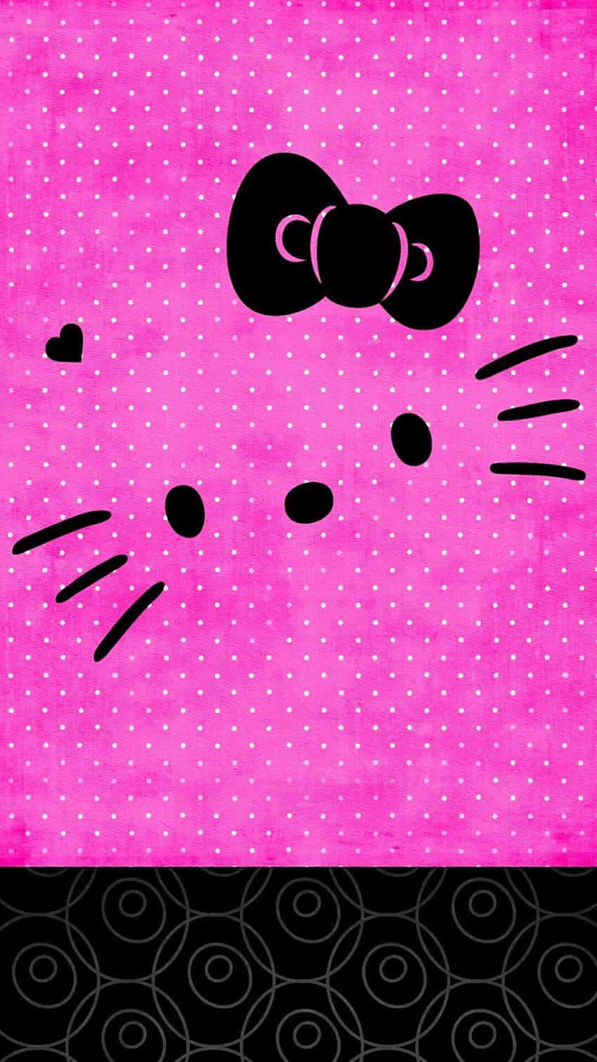 "A classic character takes on a new style - Emo Hello Kitty" Wallpaper
