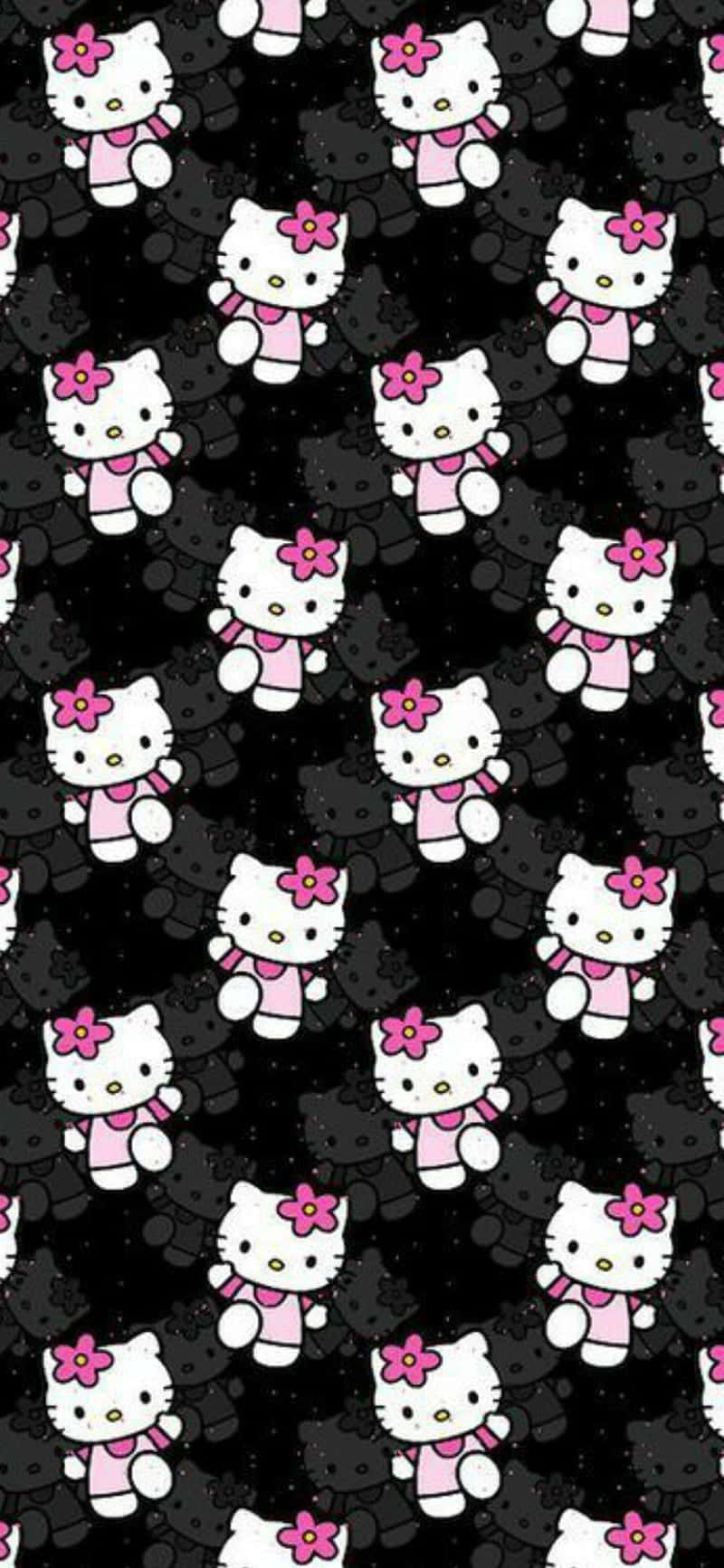 Emo Hello Kitty 800 X 1733 Wallpaper