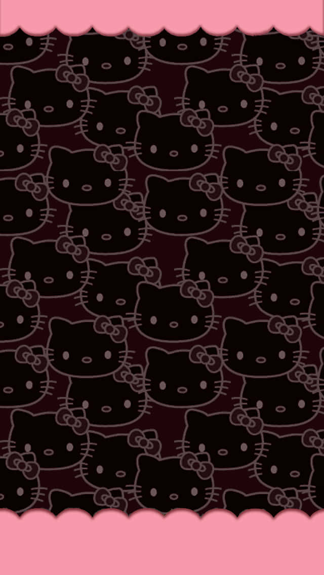 Embrasser den mørkere side af Hello Kitty Wallpaper