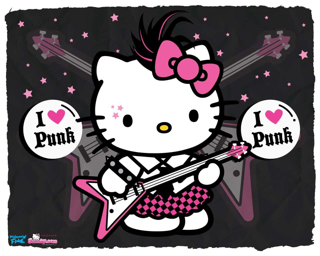 Let Out Your Emotions With Emo Hello Kitty Wallpaper