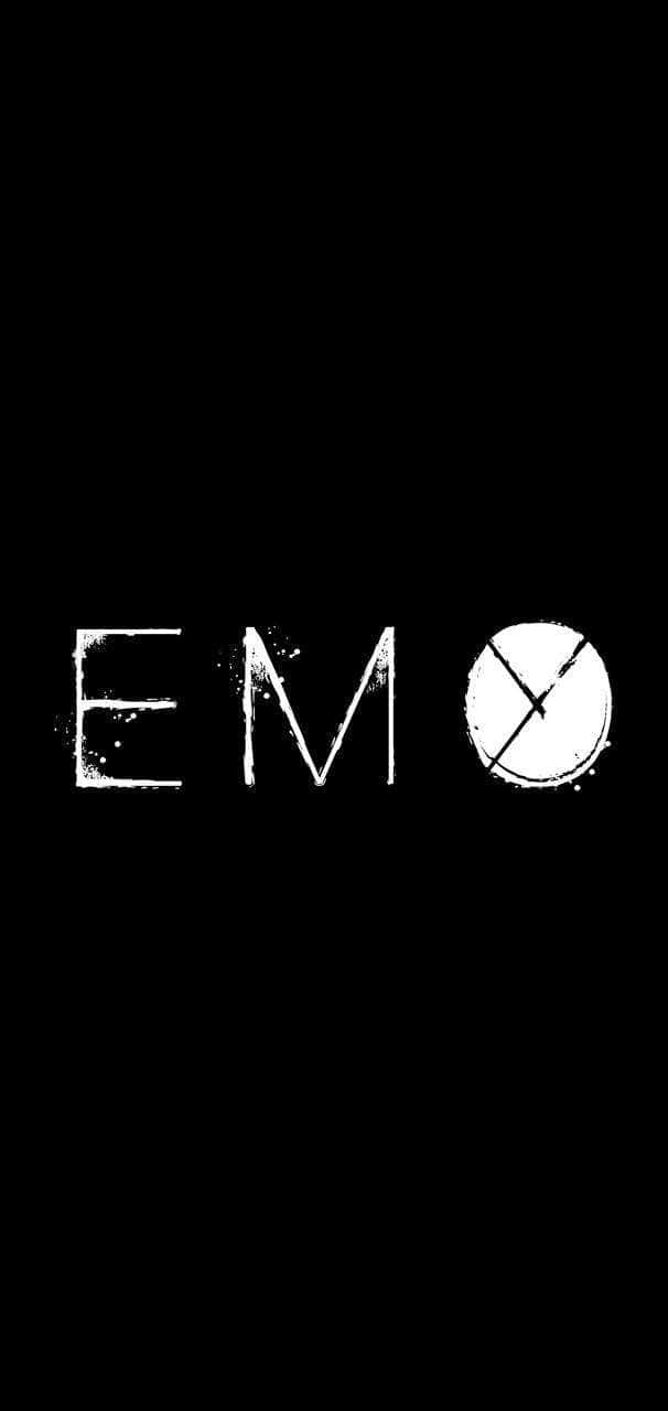 EMO-logo på sort baggrund Wallpaper