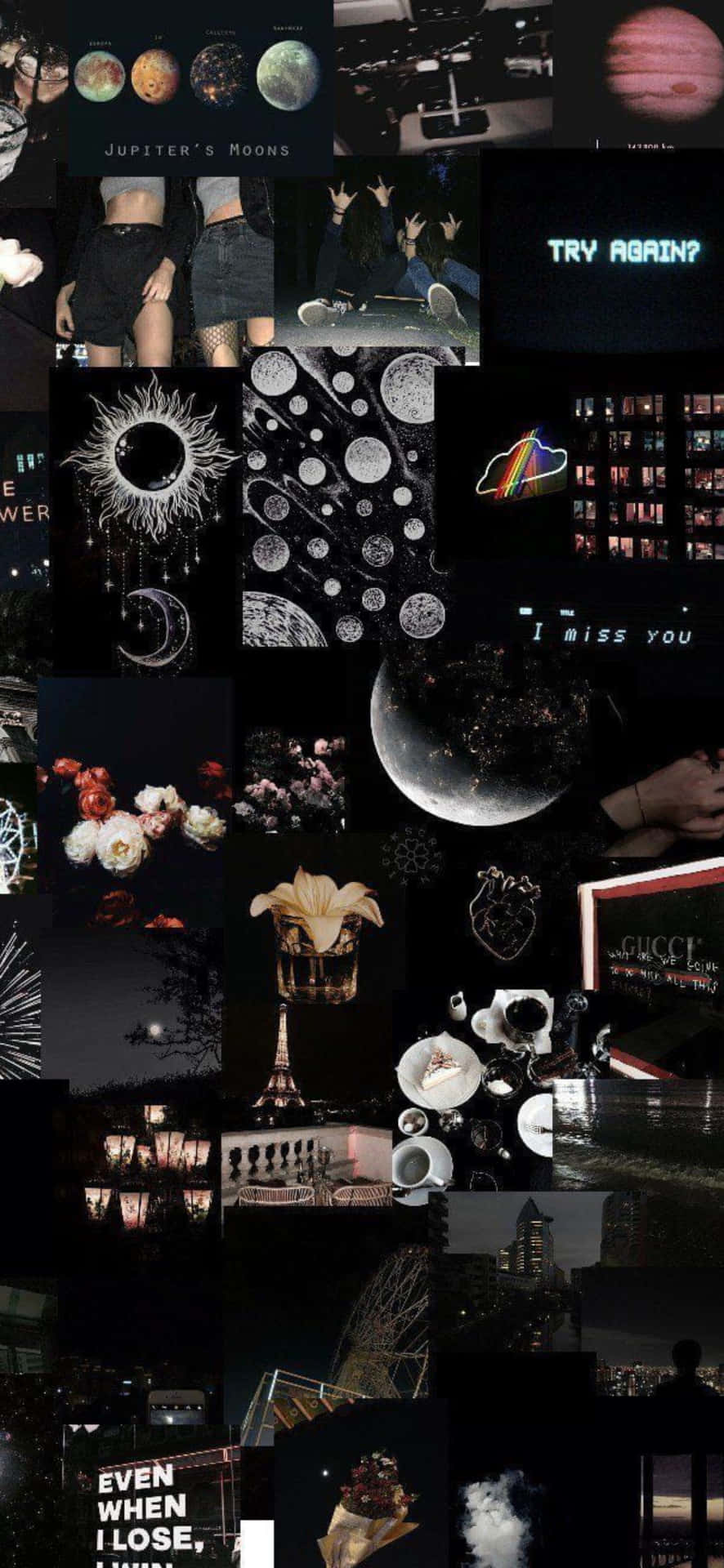 A Collage Of Images Of Different Objects Wallpaper