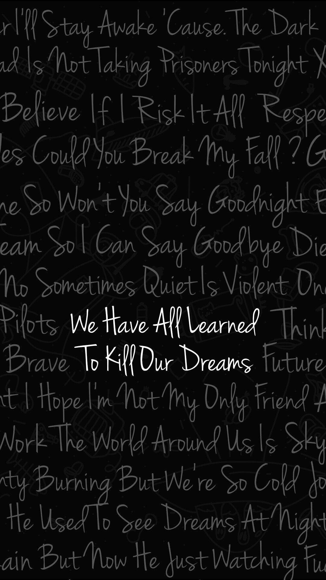 Download Emo Quote Black And White Wallpaper 