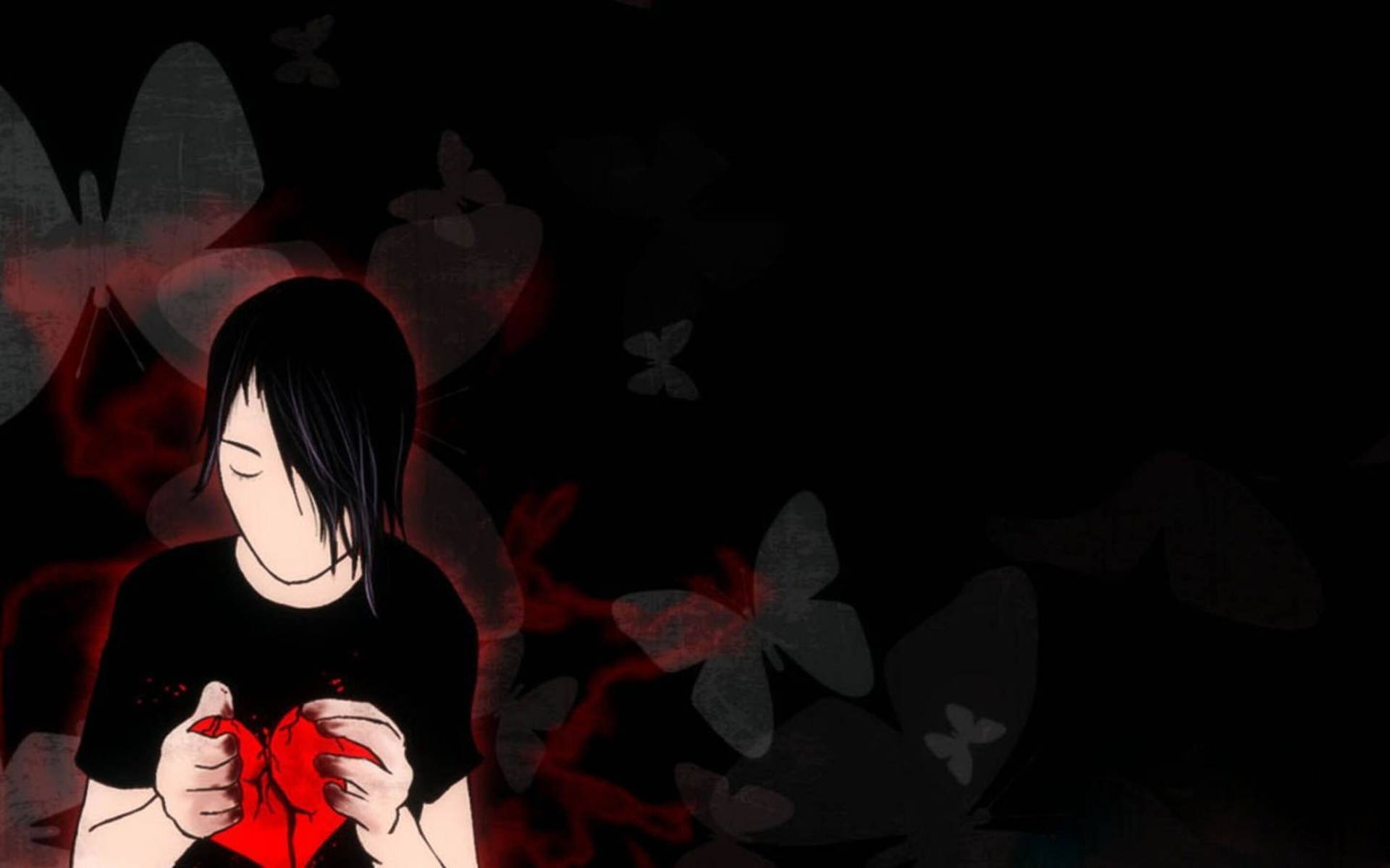 Emo With Heart Art