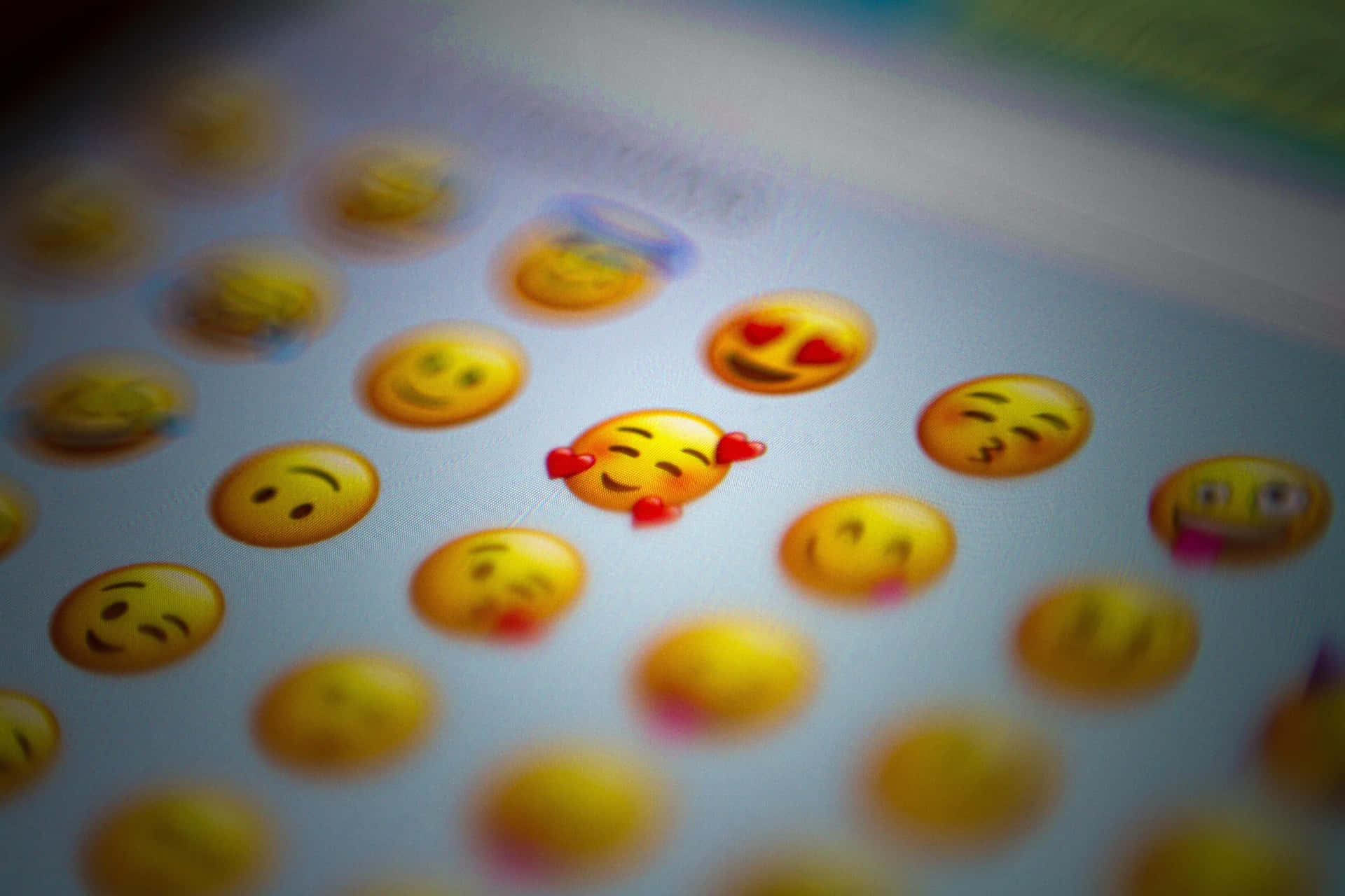 Einevielzahl Von Lustigen Emoji-symbolen