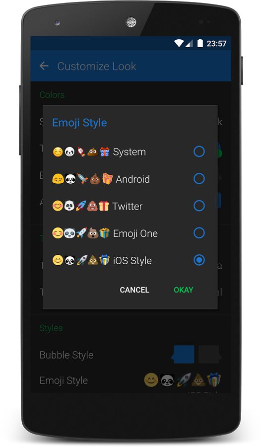 Emoji Selection Screen Smartphone PNG