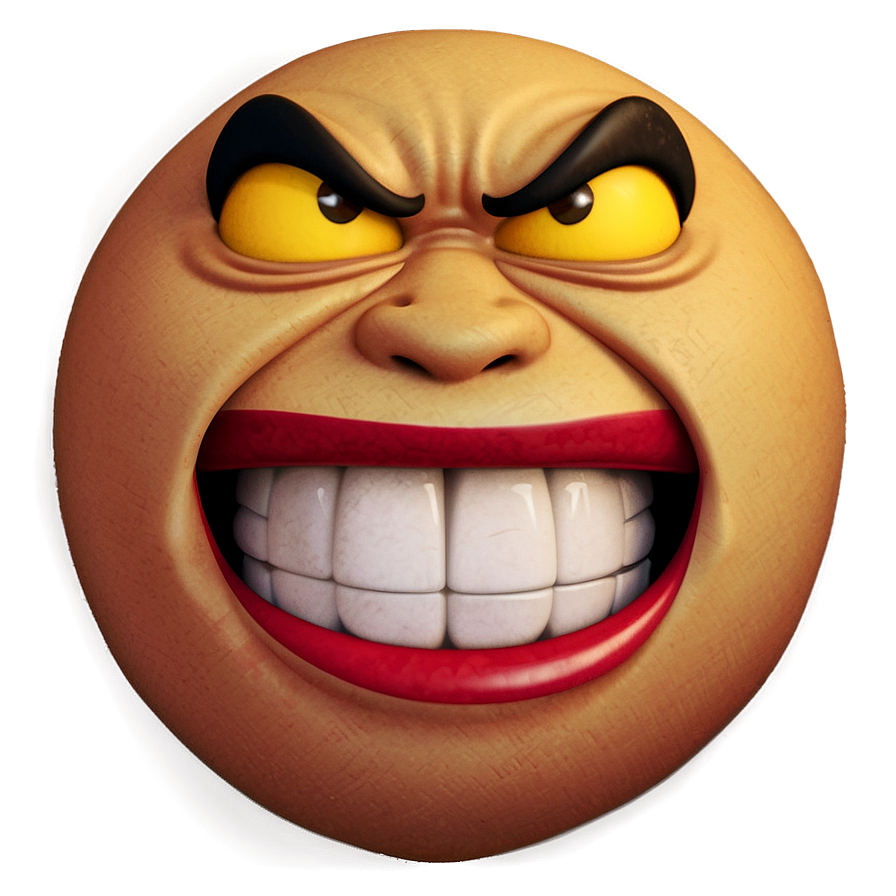 Emoji Showing Anger Png Fuk35 PNG