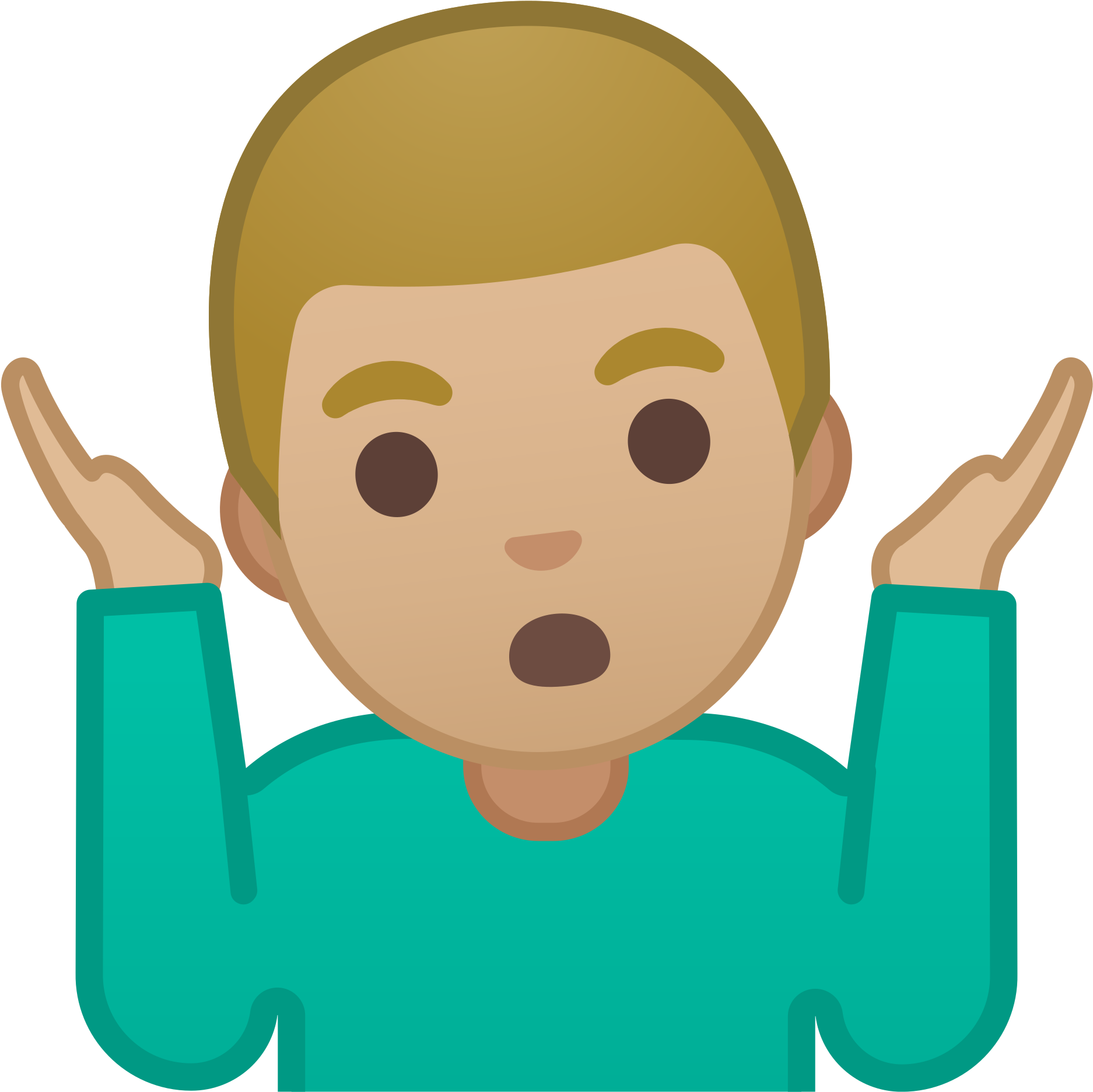 Download Emoji Shrug Gesture Illustration | Wallpapers.com