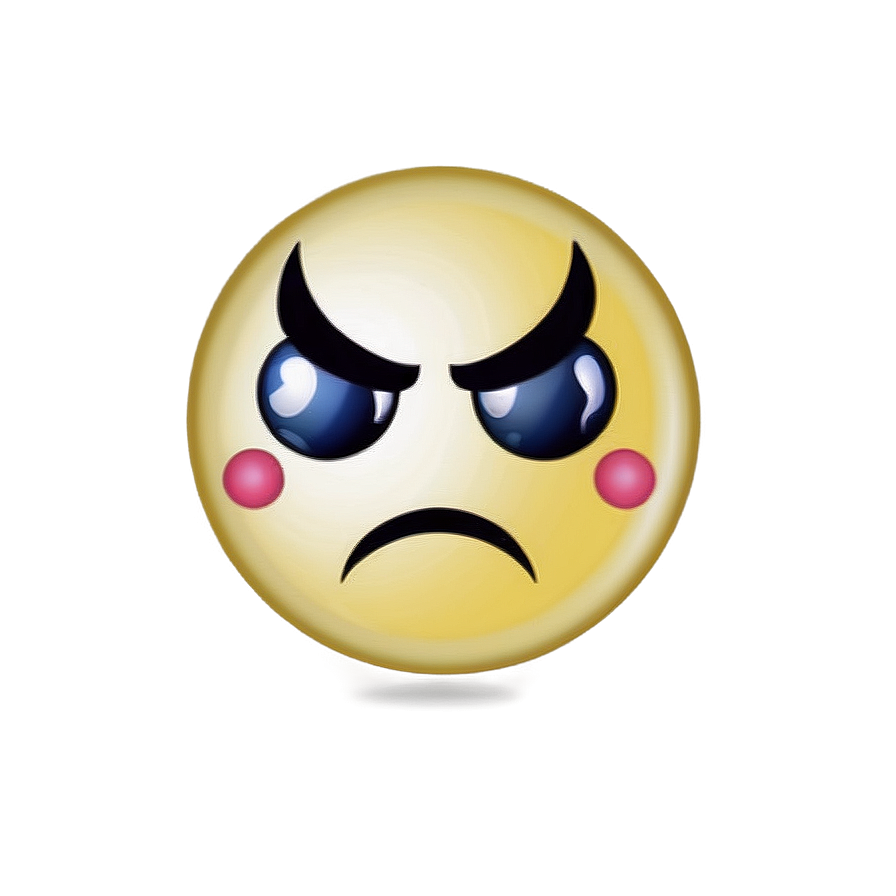 Emoji With Angry Face Png 85 PNG