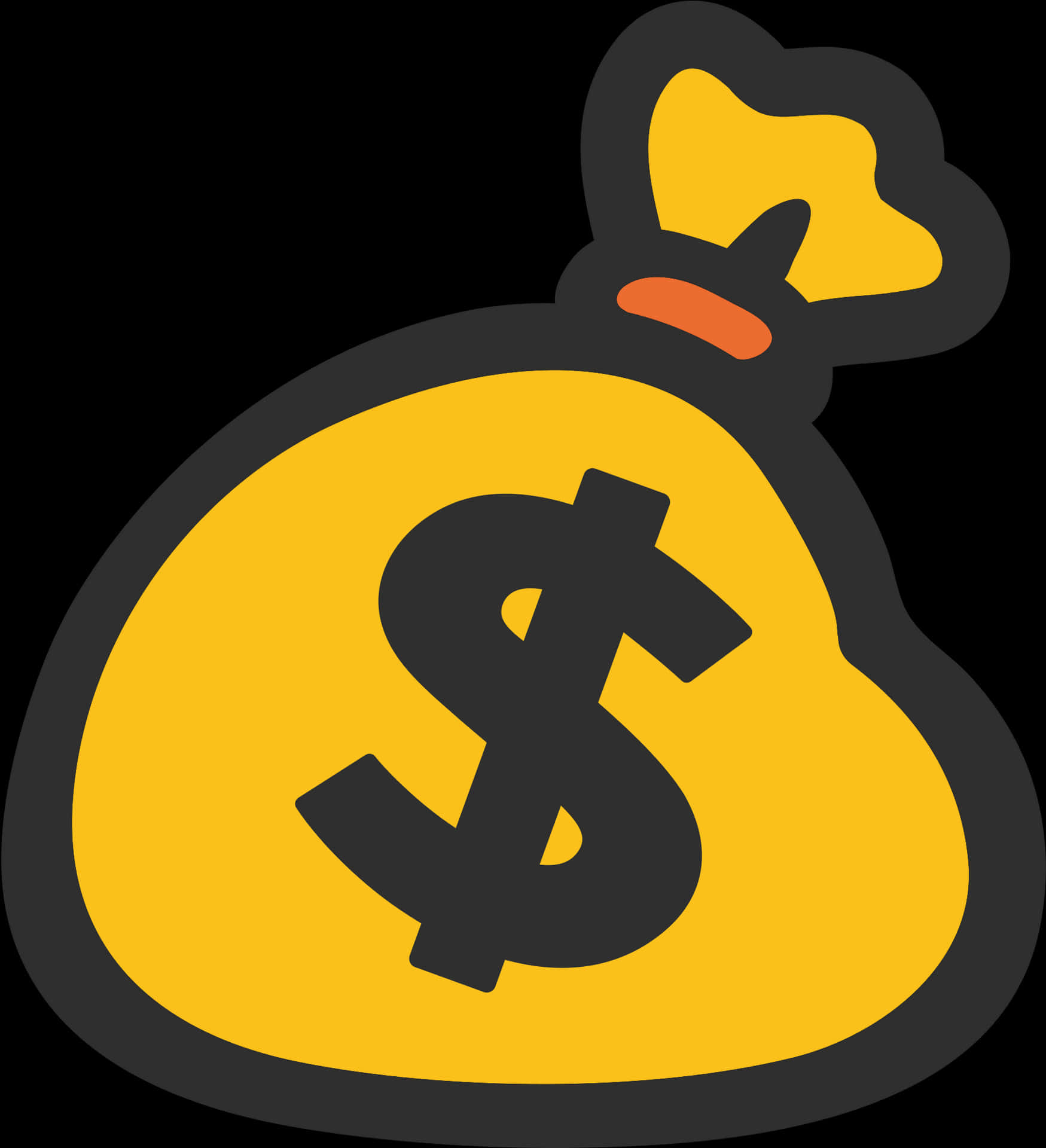 Emojipedia Money Bag Android - Clipart Money Bag Png, Transparent Png PNG
