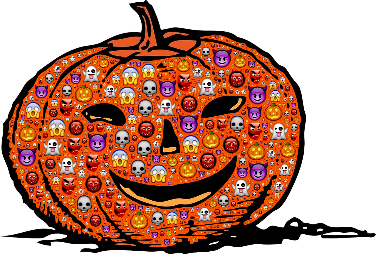 Emojis Inspired Halloween Pumpkin PNG