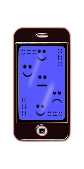 Emoticon Display Smartphone PNG