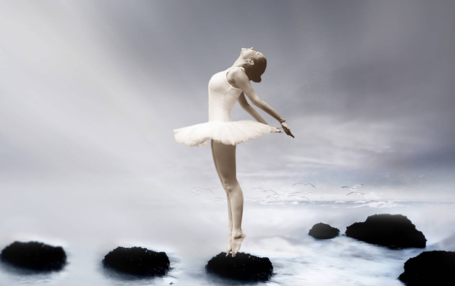Processidi Memoria Emozionale Del Ballerino Di Balletto Sfondo